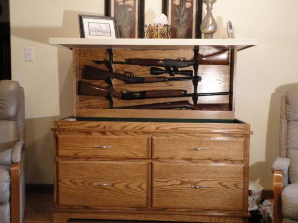 Hidden Rifle Cabinet
