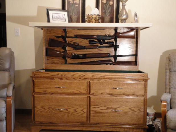 Hidden gun deals shelf