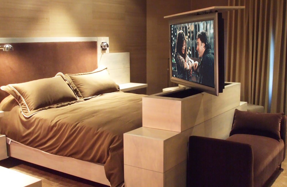 Under/Over the Bed Lifts vs Ceiling or Footboard TV Lifts | Nexus 21 Under/Over the Bed Lifts vs Ceiling or Footboard TV Lifts | Nexus 21 - Custom Hidden TV Cabinet