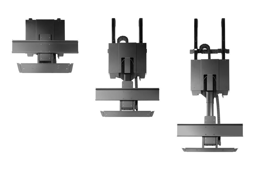 Motorized Ceiling Drop Down Tv Mount Mail Cabinet