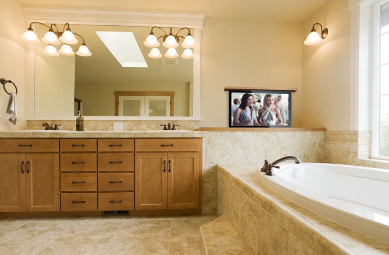 Pop Up Tv In Bathroom