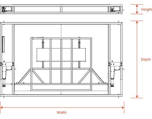 Flip Down TV Lift